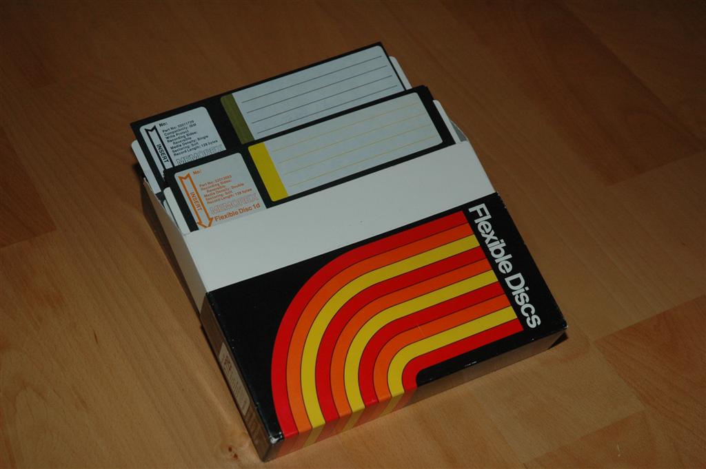 8-inch floppy disks